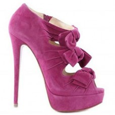 Ghete Christian Louboutin Madame Butterfly 140mm roz Ghete Christian Louboutin Madame Butterfly 140mm roz