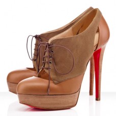 Ghete Christian Louboutin Gilet 140mm Camel Ghete Christian Louboutin Gilet 140mm Camel