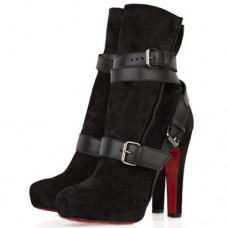 Ghete Christian Louboutin Guerriere 120mm negre Ghete Christian Louboutin Guerriere 120mm negre