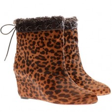 Ghete Christian Louboutin Toufure 80mm cu imprimeu leopard