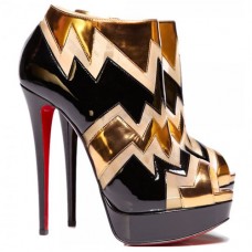 Ghete Christian Louboutin Ziggy 140mm negre Ghete Christian Louboutin Ziggy 140mm negre