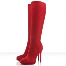 Cizme Christian Louboutin New Simple Botta 120mm roșii