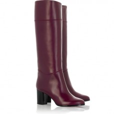 Cizme Christian Louboutin Tuba 80mm Claret