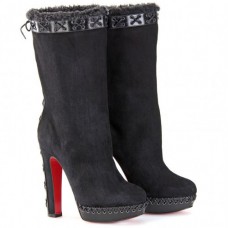 Cizme Christian Louboutin Step N Roll 140mm negre