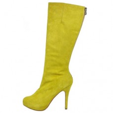 Cizme Christian Louboutin Simple Botta 100mm galbene