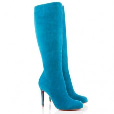 Cizme Christian Louboutin Simple Botta 100mm albastre