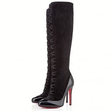 Cizme Christian Louboutin Gwendoline 100mm Negre