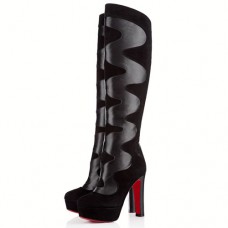 Cizme Christian Louboutin Pshycho 120mm negre