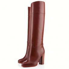 Cizme Christian Louboutin Dartata 80mm Chocolate