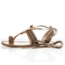 Sandale Christian Louboutin Hola Nina, culoare camel