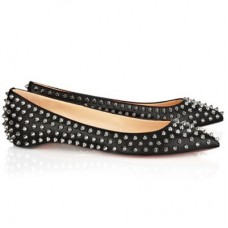 Balerini Christian Louboutin Pigalle cu crampoane, negri