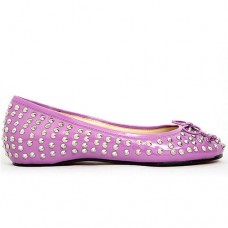 Balerini Christian Louboutin Big Kiss cu ținte roz