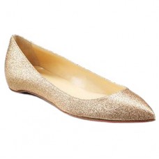 Balerini Christian Louboutin Pigalle Glitter aurii