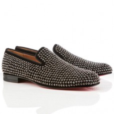 Mocasini cu role Christian Louboutin negri Mocasini cu role Christian Louboutin negri