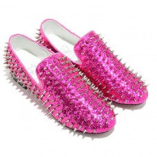 Mocasini Christian Louboutin Rollerboy Spikes Rose Matador Mocasini Christian Louboutin Rollerboy Spikes Rose Matador