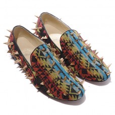 Mocasini Christian Louboutin Rollerboy Spikes multicolori Mocasini Christian Louboutin Rollerboy Spikes multicolori
