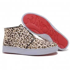 Teniși Christian Louboutin cu imprimeu de leopard, leopard Teniși Christian Louboutin cu imprimeu de leopard, leopard