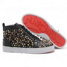 Pantofi sport Christian Louboutin Louis Spikes negri Pantofi sport Christian Louboutin Louis Spikes negri