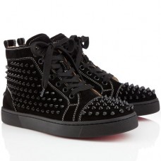 Pantofi sport Christian Louboutin Louis Spikes negri Pantofi sport Christian Louboutin Louis Spikes negri