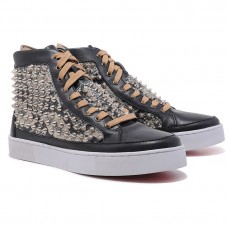 Pantofi sport Christian Louboutin Louis Spikes negri Pantofi sport Christian Louboutin Louis Spikes negri