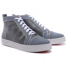 Pantofi sport Christian Louboutin Louis cu pietre gri