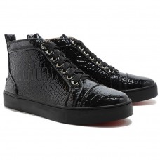 Teniși Christian Louboutin Louis negri Teniși Christian Louboutin Louis negri