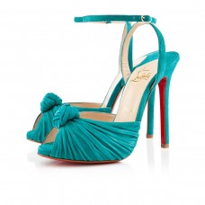 Sandale Christian Louboutin Caraibes gri aprins 120mm