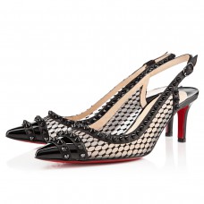 Sandale Christian Louboutin Manovra 80mm negre
