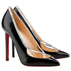 Pantofi Christian Louboutin Super Vic 120mm Negri
