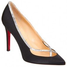 Pantofi Christian Louboutin Super Vic 120mm Negri Pantofi Christian Louboutin Super Vic 120mm Negri