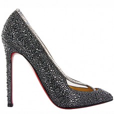 Pantofi Christian Louboutin Super Vic 120mm Negri