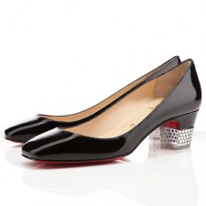 Pantofi Christian Louboutin Gloria 40mm Negri