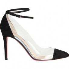 Pantofi Christian Louboutin Bis Un Bout 100mm Negri Pantofi Christian Louboutin Bis Un Bout 100mm Negri