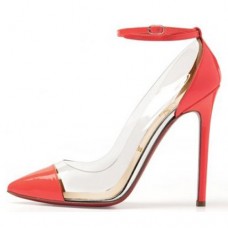 Pantofi Christian Louboutin Bis Un Bout 120mm roșii Pantofi Christian Louboutin Bis Un Bout 120mm roșii
