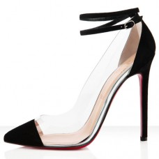 Pantofi Christian Louboutin Bis Un Bout 120mm Negri Pantofi Christian Louboutin Bis Un Bout 120mm Negri