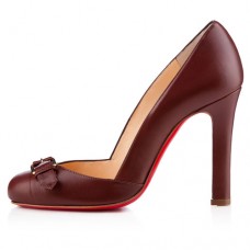 Pantofi Christian Louboutin Lilibelt 100mm Havane