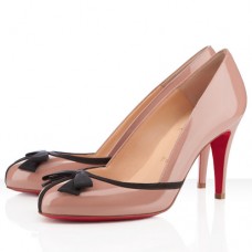 Pantofi Christian Louboutin Lavalliere 100mm nud