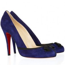 Pantofi Christian Louboutin Lavalliere 100mm albaștri