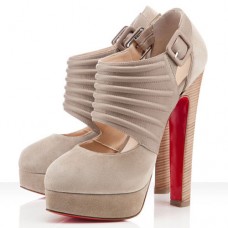 Pantofi cu toc Christian Louboutin Bye Bye 160mm bej Pantofi cu toc Christian Louboutin Bye Bye 160mm bej