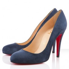 Pantofi Christian Louboutin Ron Ron 100mm, albaștri