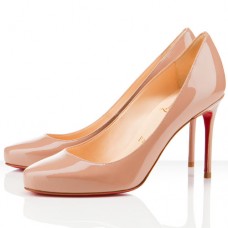 Pantofi Christian Louboutin Elisa 80mm, culoare nud