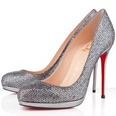 Pantofi Christian Louboutin Filo 120mm argintii