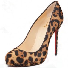 Pantofi Christian Louboutin Filo 120mm cu imprimeu leopard