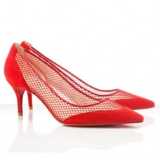 Pantofi Christian Louboutin Mireille Mesh 80mm, roșii Pantofi Christian Louboutin Mireille Mesh 80mm, roșii