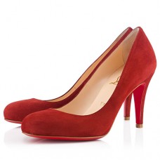 Pantofi Christian Louboutin Ron Ron 80mm, roșii