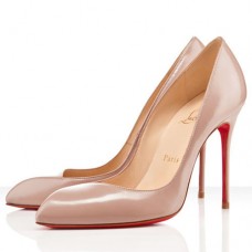 Pantofi Christian Louboutin Corneille 100mm, culoare nud