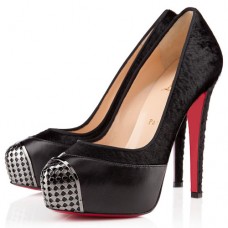 Pantofi Christian Louboutin Maggie 140mm Negri