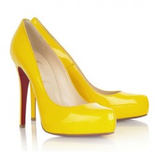 Pantofi Christian Louboutin Rolando 120mm galbeni Pantofi Christian Louboutin Rolando 120mm galbeni