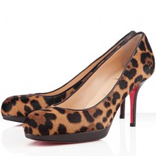 Pantofi Christian Louboutin Prorata 80mm cu imprimeu leopard