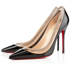 Pantofi Christian Louboutin Paulina 100mm Negri
